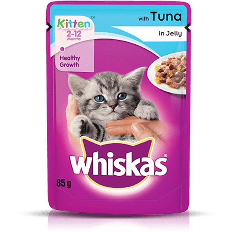 Whiskas Kitten Tuna in Jelly 85gm pouches