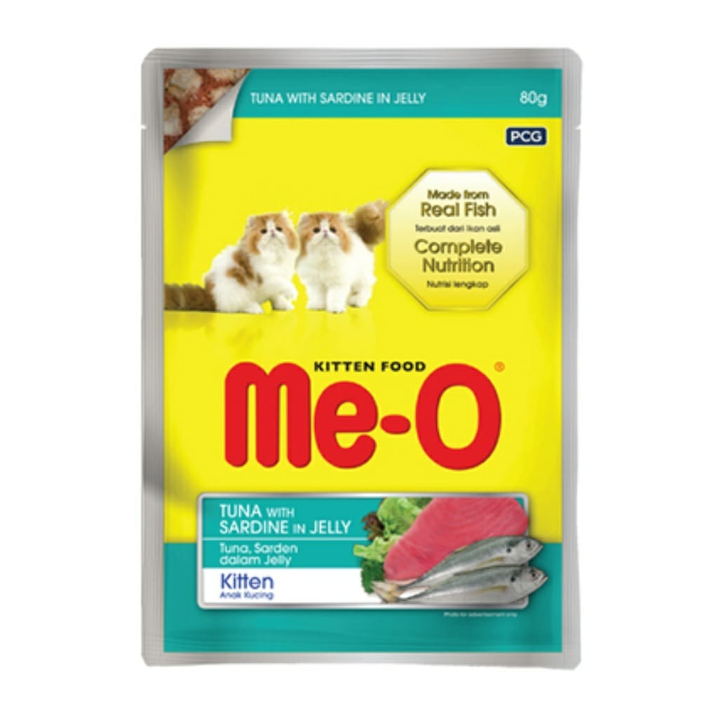 Meo Kitten Tuna Sardine Gravy Pouches 80g – Nutty's Den
