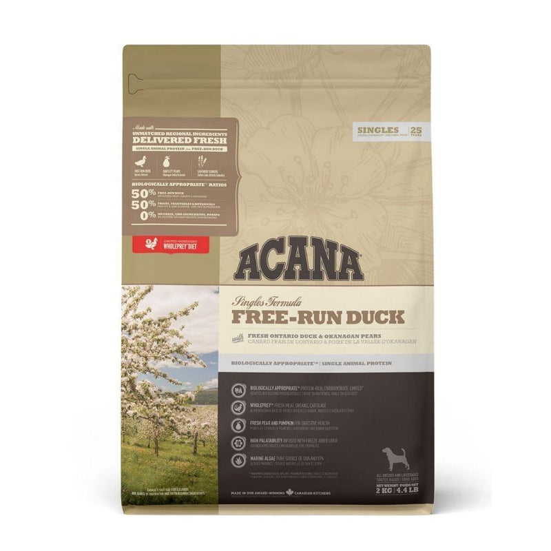 Acana Free Run Duck, Dry Dog Food - For All Breeds &amp; Ages