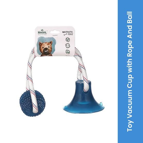 Basil Toy Vaccum with rope and ball