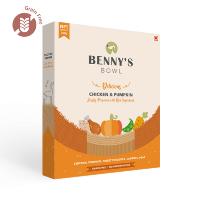 Bennys Bowl Chicken &amp; Pumpkin 300gm