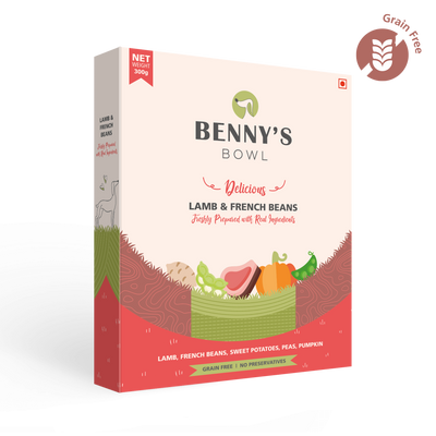Bennys Bowl Lamb &amp; French Beans 300gm