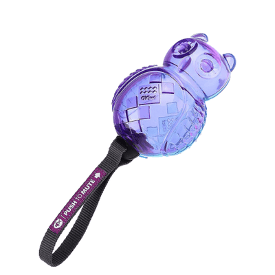 Gigwi Push To Mute Owl - Purple/Blue