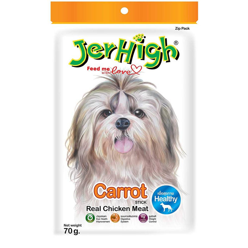 Jerhigh Chicken Carrot  Healthy Snacks Dog 70gm