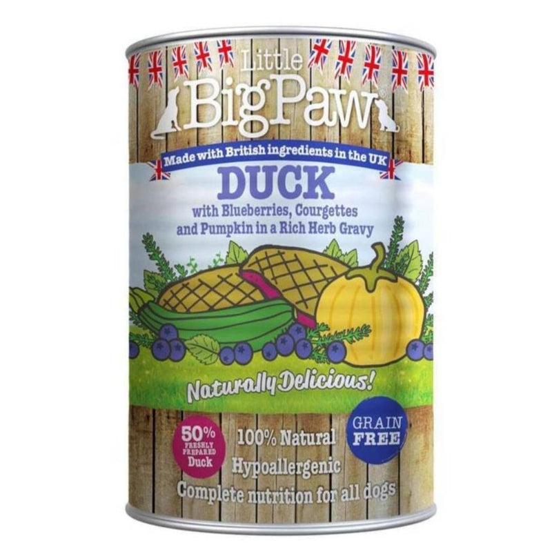 Little Big Paw, Duck, Wet Dog Food, 390 g