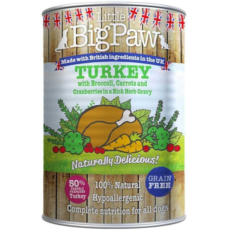 Little Big Paw, Turkey, Wet Dog Food, 390 g
