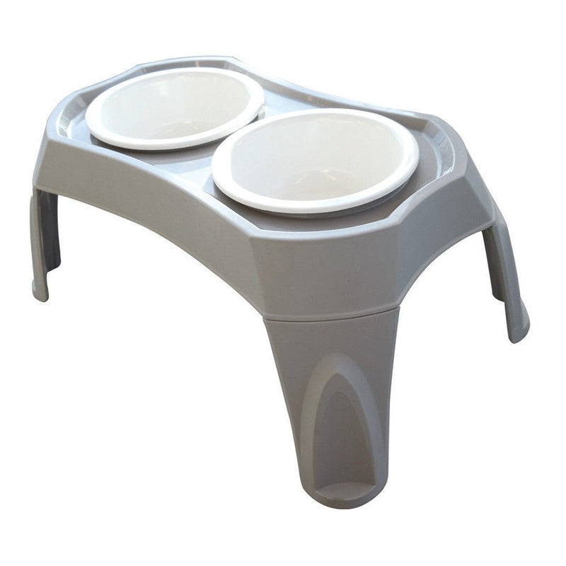 M-Pets Combi Bowl With Stand For Dogs