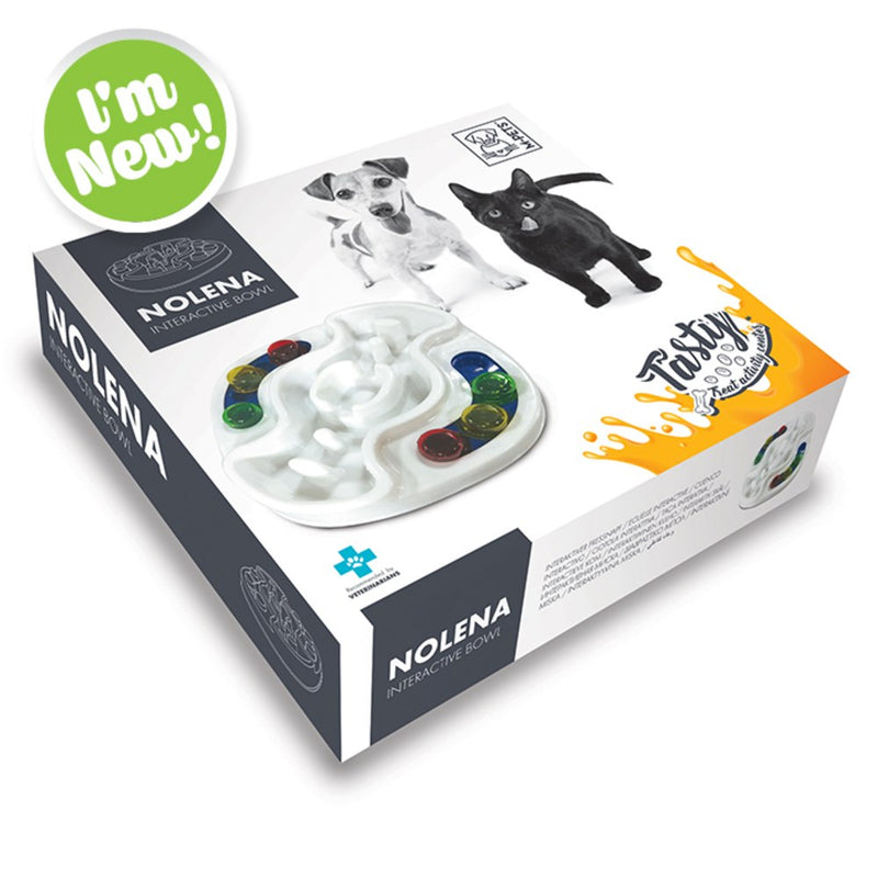 M-Pets Tasty Nolena Interactive Slow Feeding Bowl For Dogs