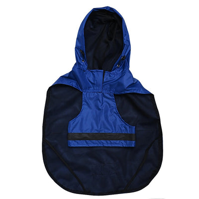 Mutt Of Course Raincoat For Dogs - (Red & Blue Color) Sizes Available
