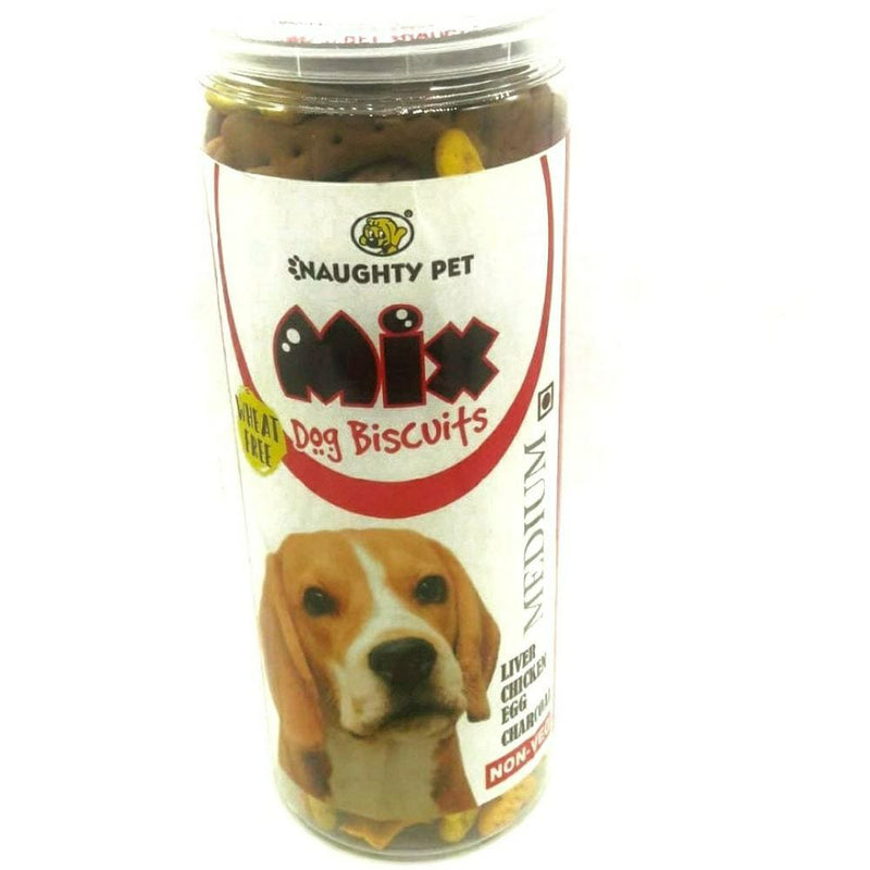 Naughty Pet Mix Biscuits Non Veg Medium 550g