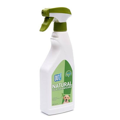 Out Natural Flea, Tick &amp; Mite Spray (500ml)