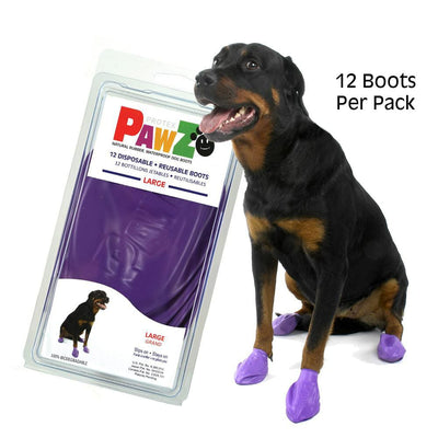 Protex Pawz Rubber Boots - Large (Purple)