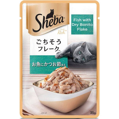 Sheba Fish with Dry Bonito Flake Wet food for Adult cats