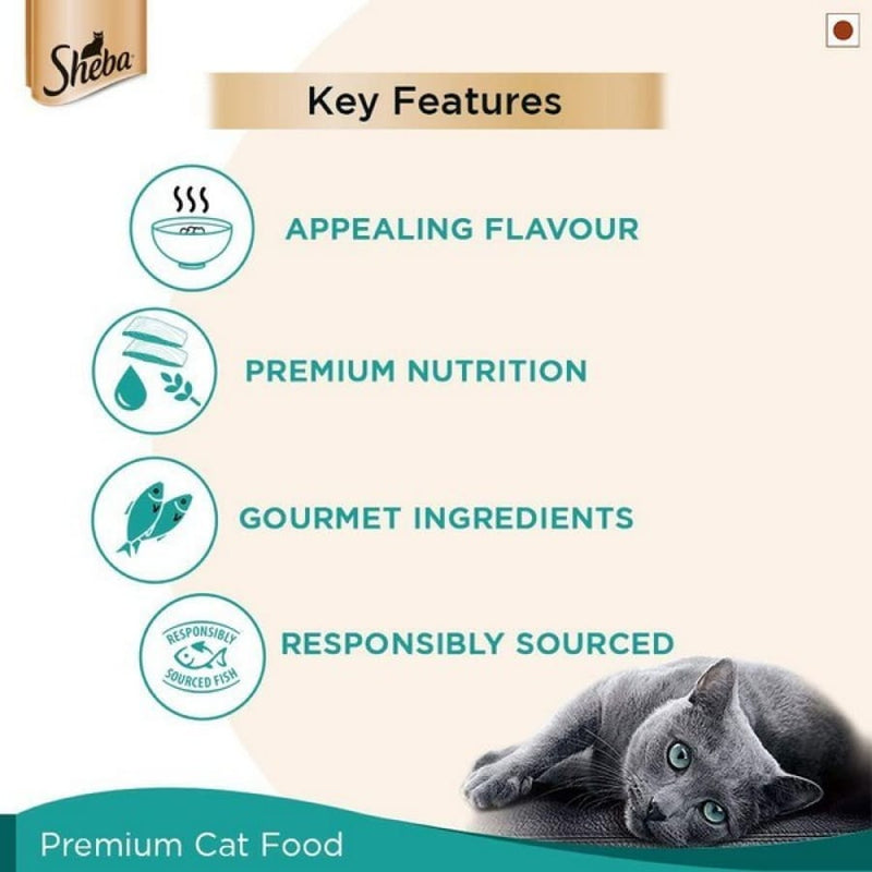 Sheba Fish with Dry Bonito Flake Wet food for Adult cats