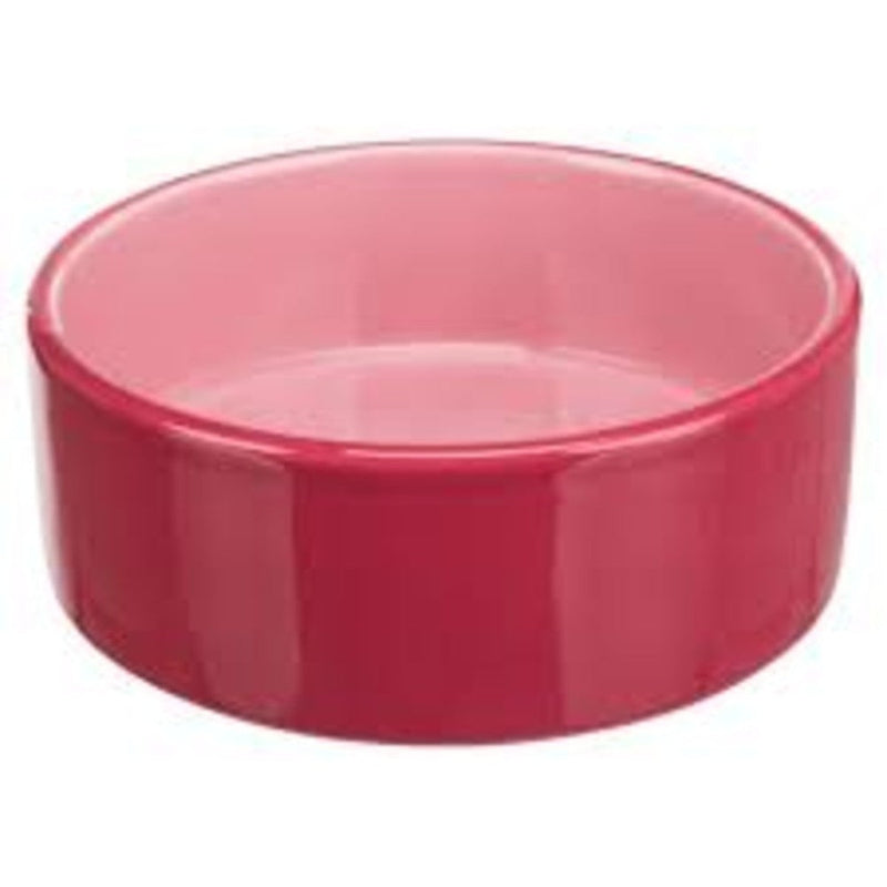 Trixie Ceramic Bowl Pink 300ml, Diameter 12cm