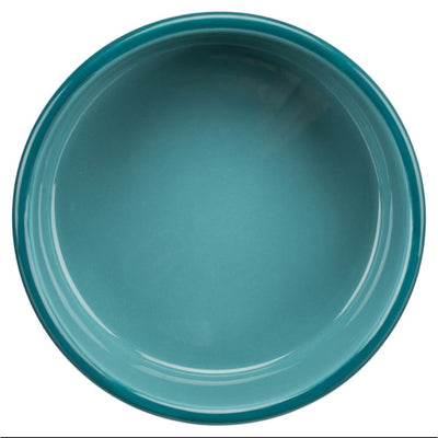 Trixie Ceramic Bowl Turquoise 300ml, Diameter 12cm