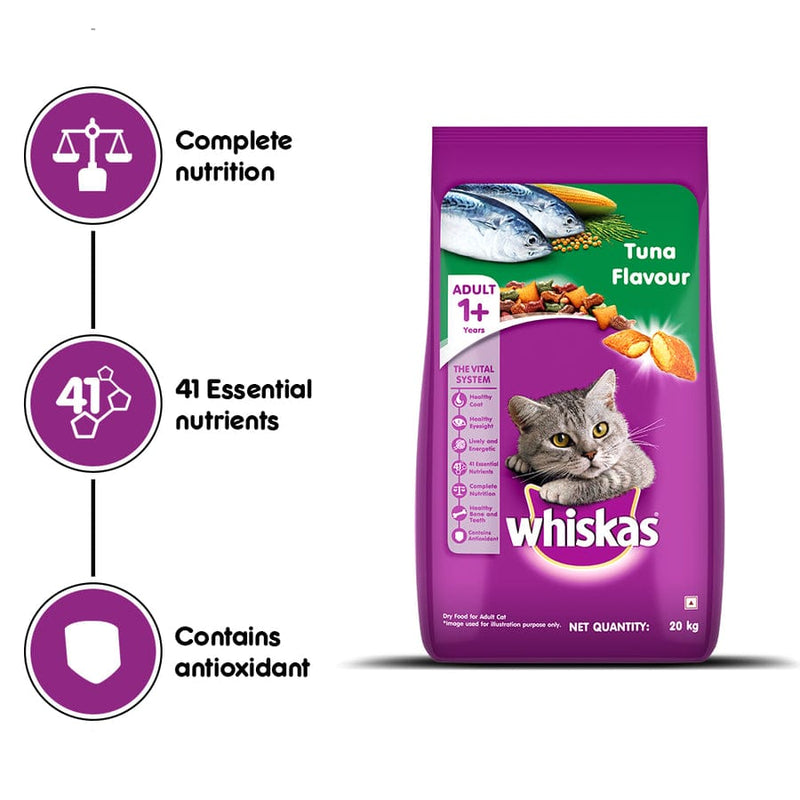 Whiskas Tuna Flavour Adult Cat Dry Food
