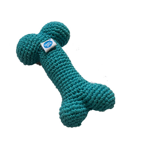 Captain Zack Crochet Bone Bisquit Dog Toy