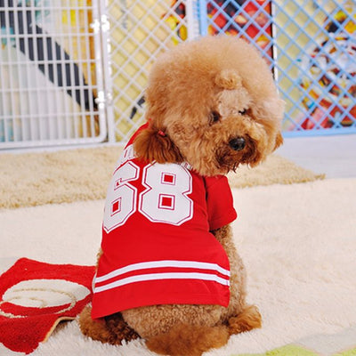 DH Monster 68 Red T shirt - Jersey for Small Dogs & Cats