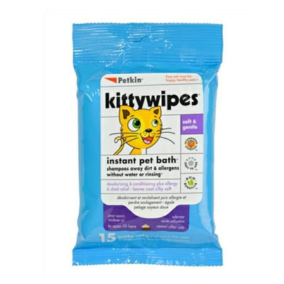 Petkin Kittywipes 15 wipes