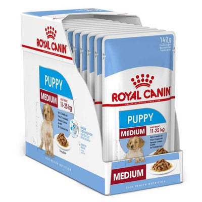 Royal Canin Medium Puppy Wet Food Pouch 140 g