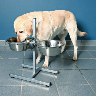 Trixie Dog Bar With Stainless Steel 2x2.8L/24 cms
