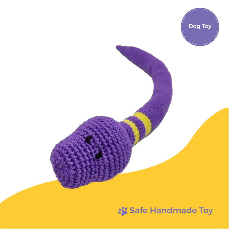 Captain Zack Crochet Snake Dog Toy
