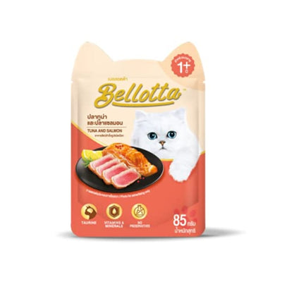 Bellotta Tuna &amp; Salmon pouches 85 gms