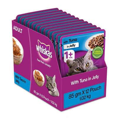 Whiskas Tuna In Jelly Adult Pouches 85g