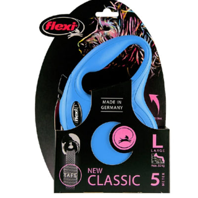Flexi New Classic Tape Leash (Blue)
