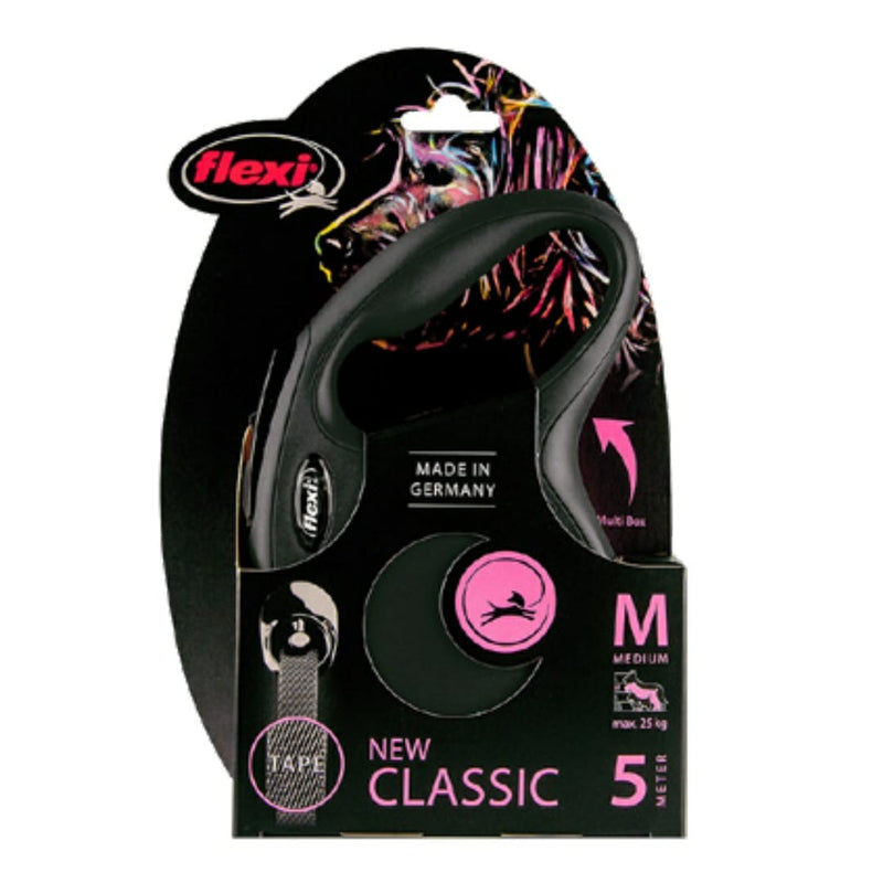 Flexi New Classic Tape Leash (Black)